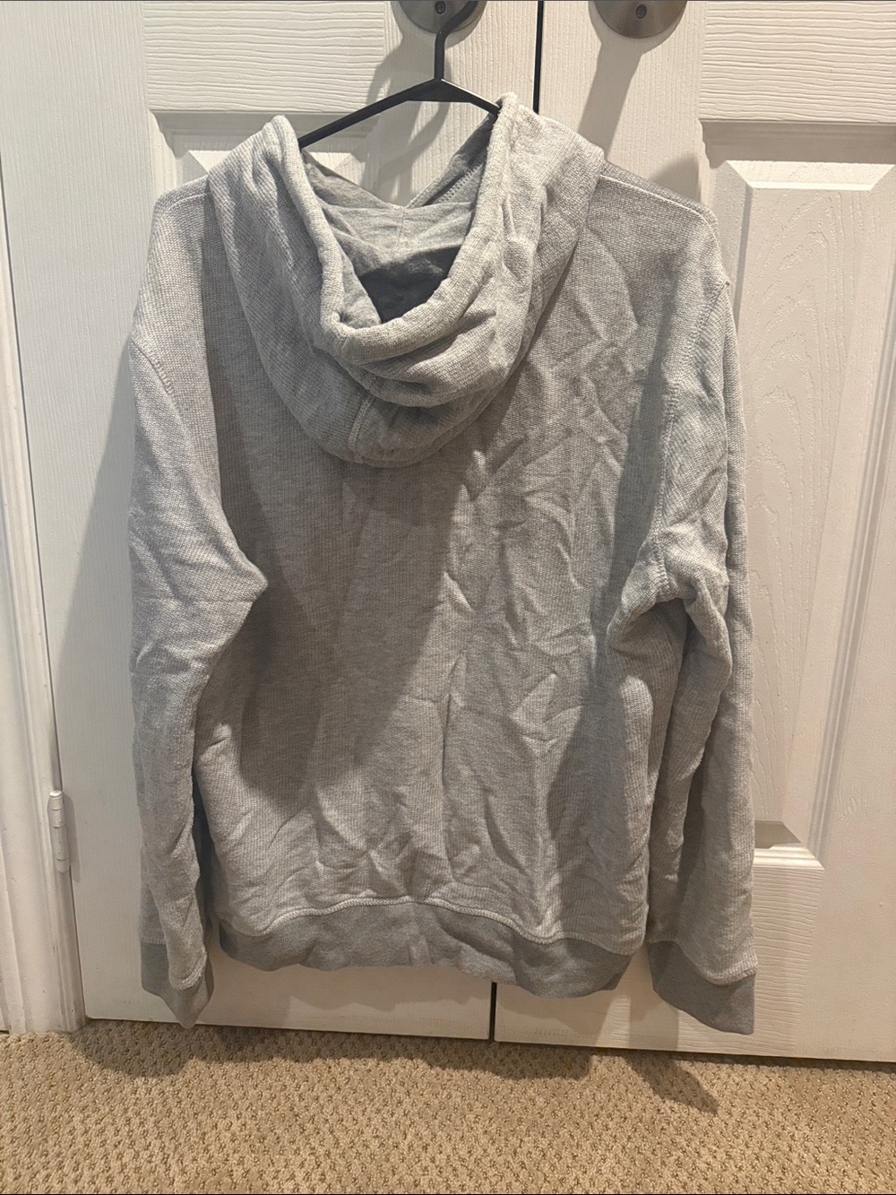 Banana Republic Light Gray Crewneck Hoodie - Picture 3 of 3